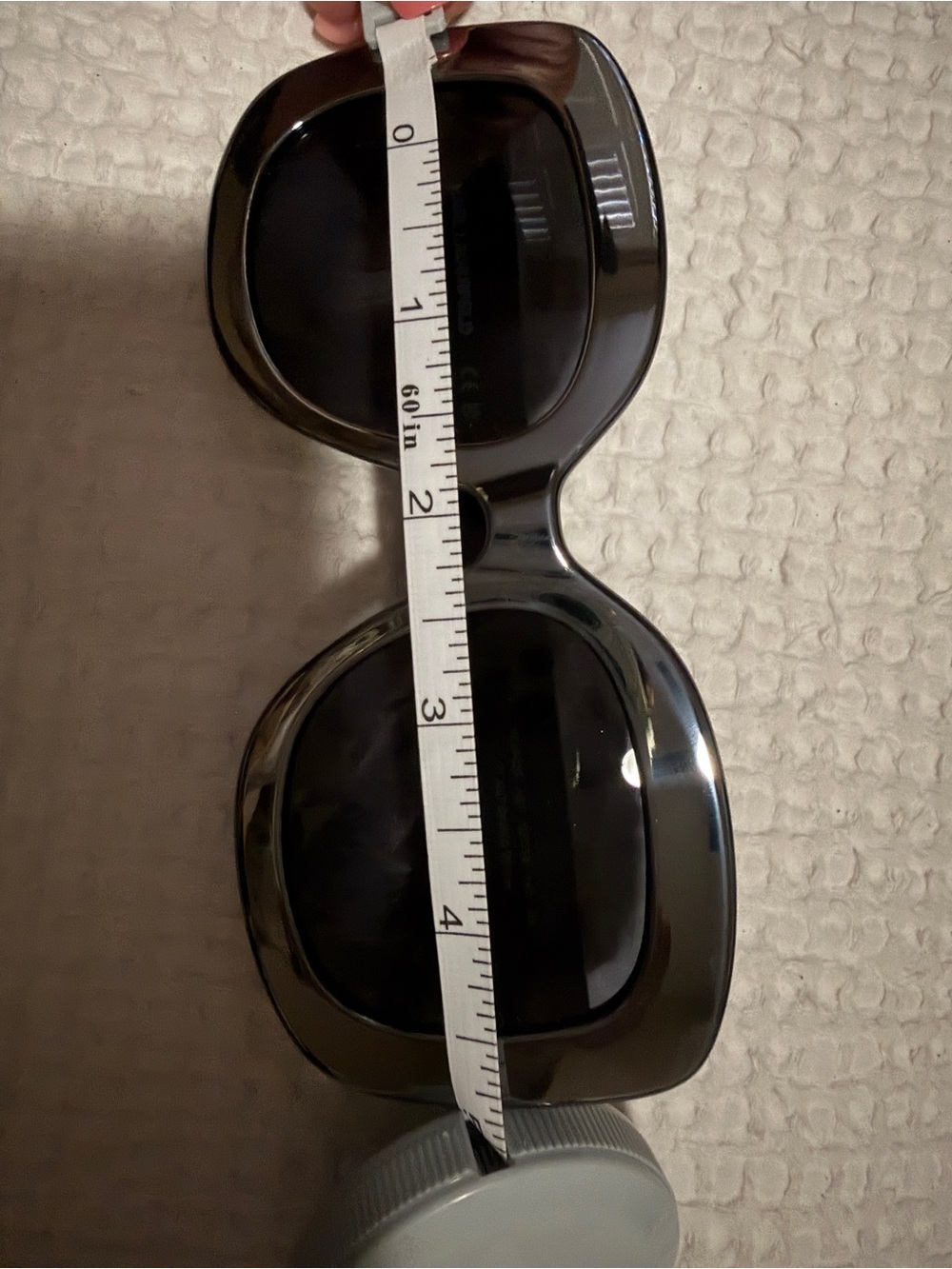 Karl Lagerfeld Women's Oversized Black Sunglasses - Picture 6 of 7